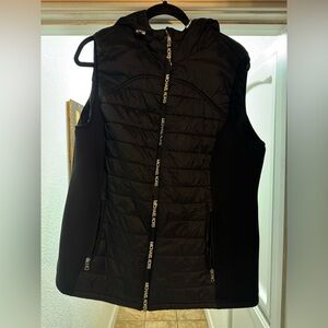 Michael Kors Black Quilted Women's Vest